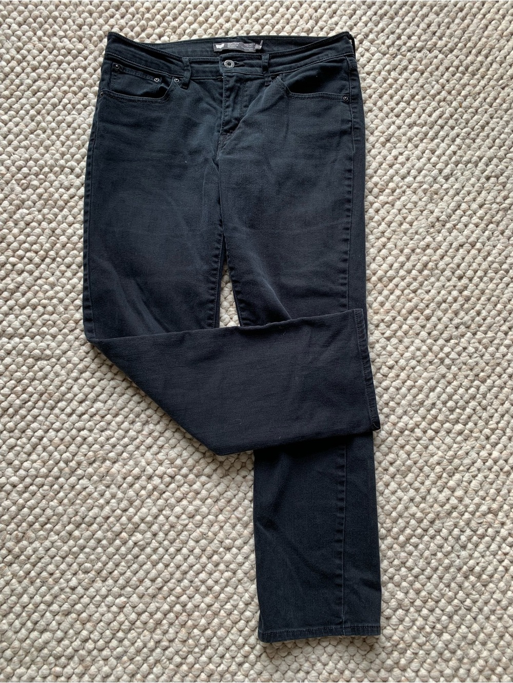 Levi’s Demi Curve Black Denim Jeans size 10